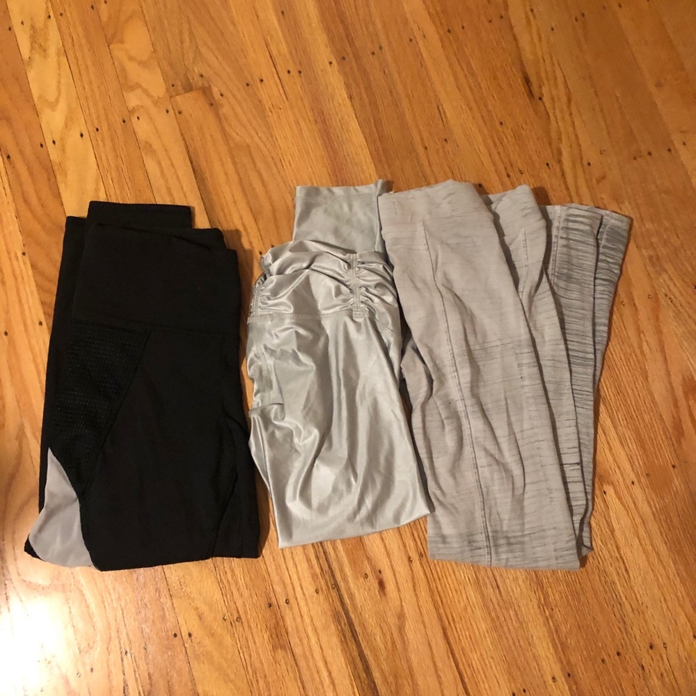 *SOLD* 3 Leggings: Acrovita,Groceries Apparel&ChillByWill